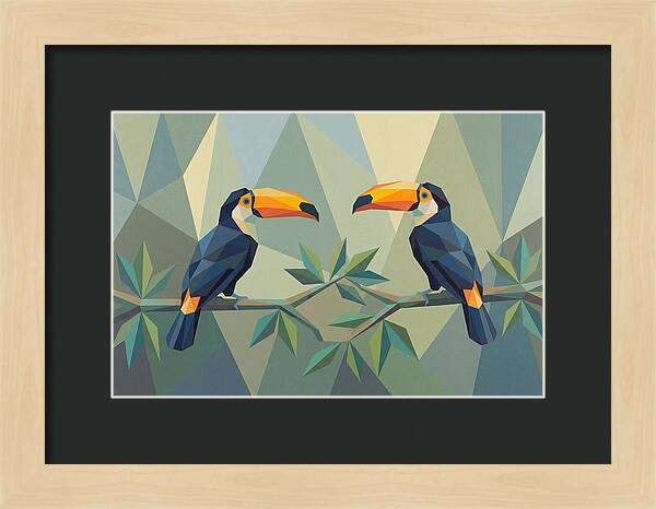 Toucans In Geometric Harmony