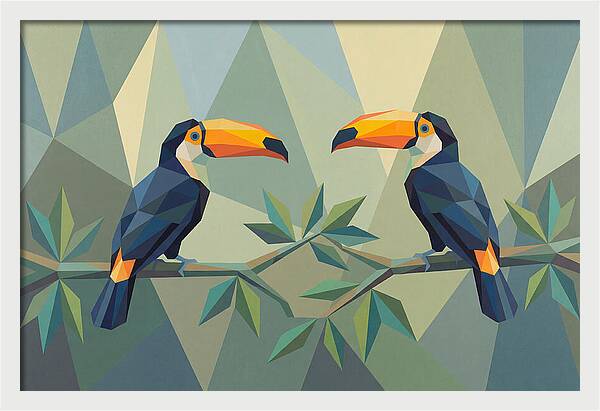 Toucans In Geometric Harmony