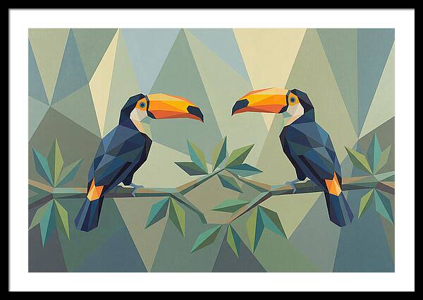 Toucans In Geometric Harmony
