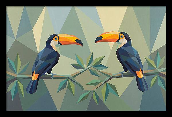 Toucans In Geometric Harmony