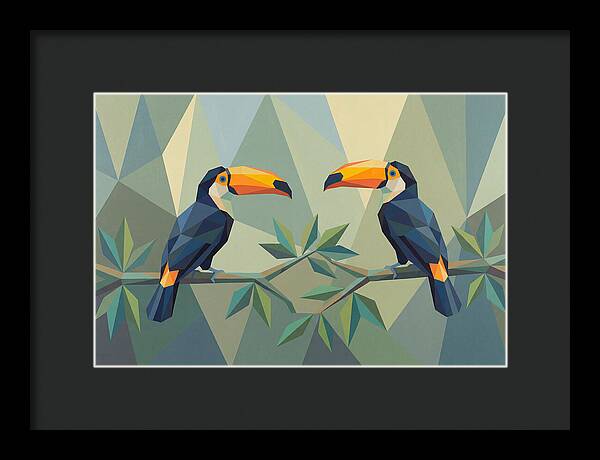 Toucans In Geometric Harmony