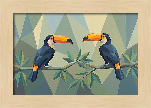 Toucans In Geometric Harmony