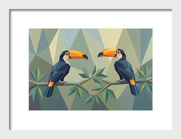Toucans In Geometric Harmony