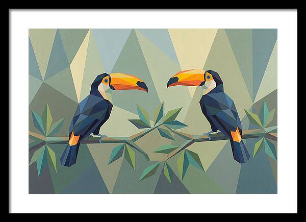 Toucans In Geometric Harmony