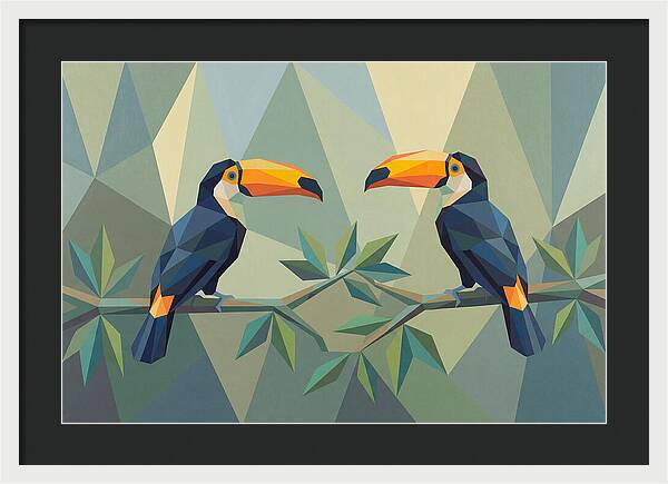 Toucans In Geometric Harmony