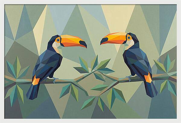 Toucans In Geometric Harmony