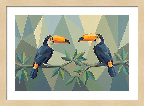 Toucans In Geometric Harmony