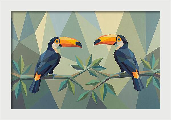 Toucans In Geometric Harmony