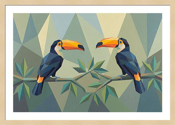 Toucans In Geometric Harmony