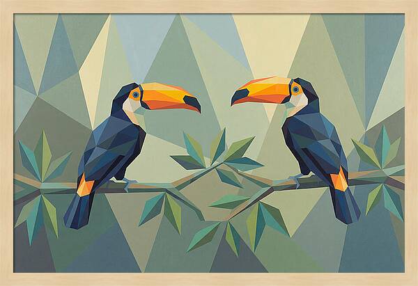 Toucans In Geometric Harmony