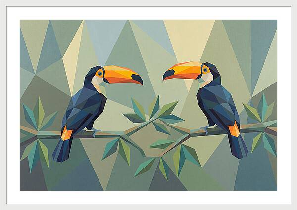 Toucans In Geometric Harmony