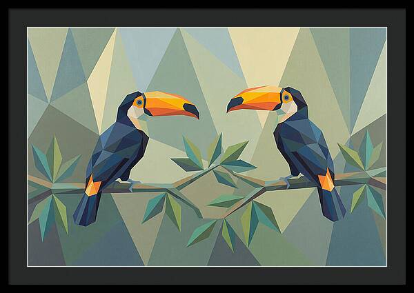 Toucans In Geometric Harmony