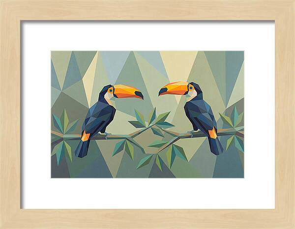 Toucans In Geometric Harmony