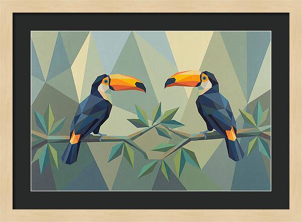 Toucans In Geometric Harmony