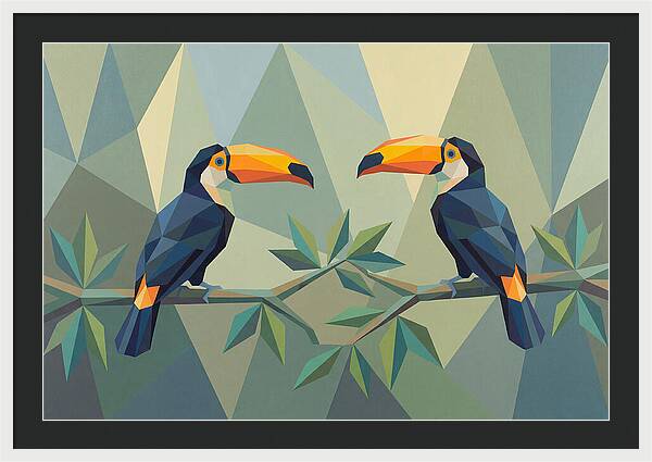 Toucans In Geometric Harmony