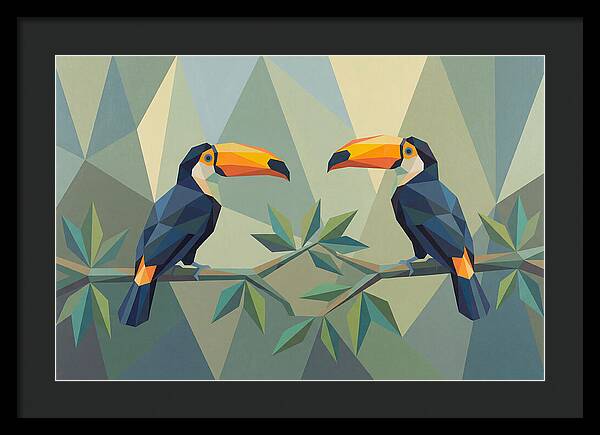 Toucans In Geometric Harmony