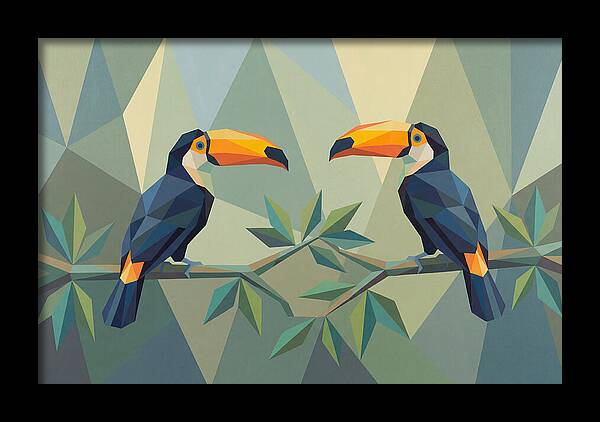 Toucans In Geometric Harmony