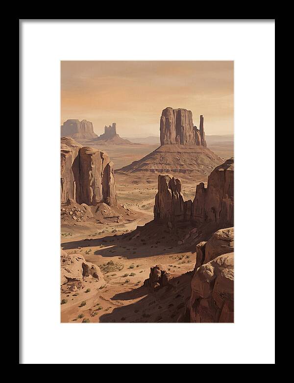 Towering Sandstone Buttes