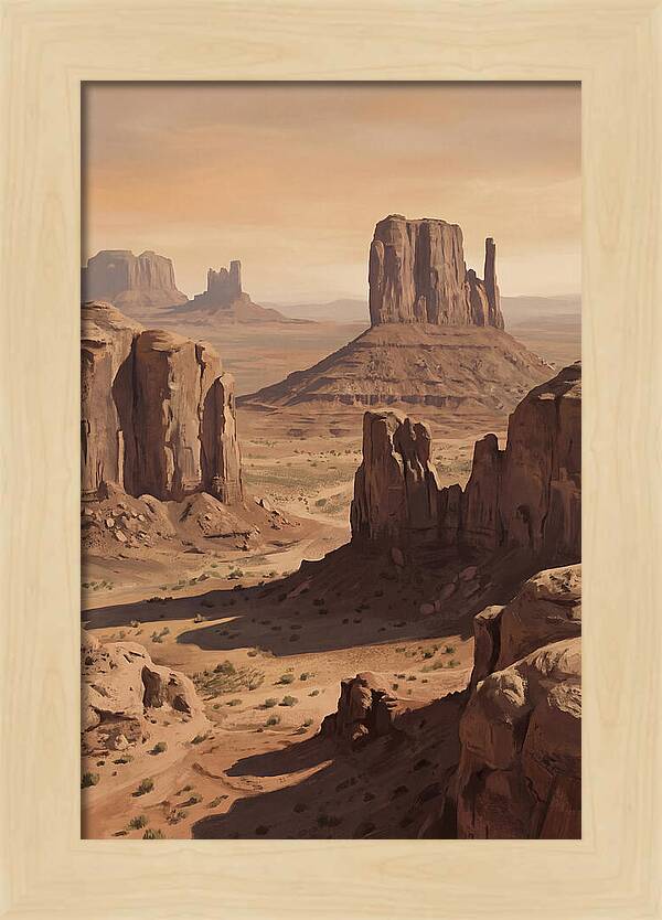 Towering Sandstone Buttes