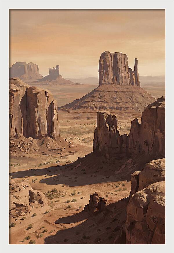 Towering Sandstone Buttes