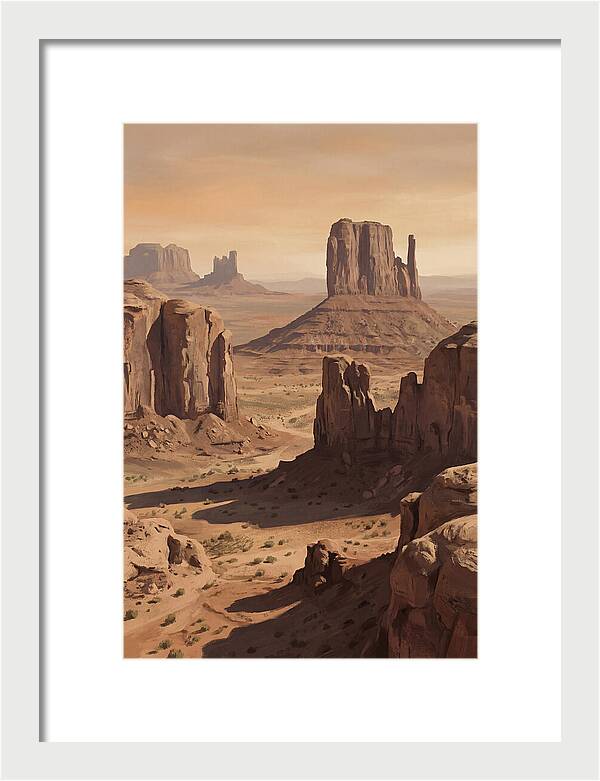 Towering Sandstone Buttes
