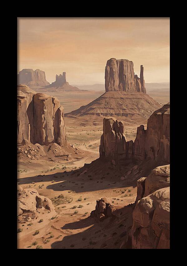 Towering Sandstone Buttes