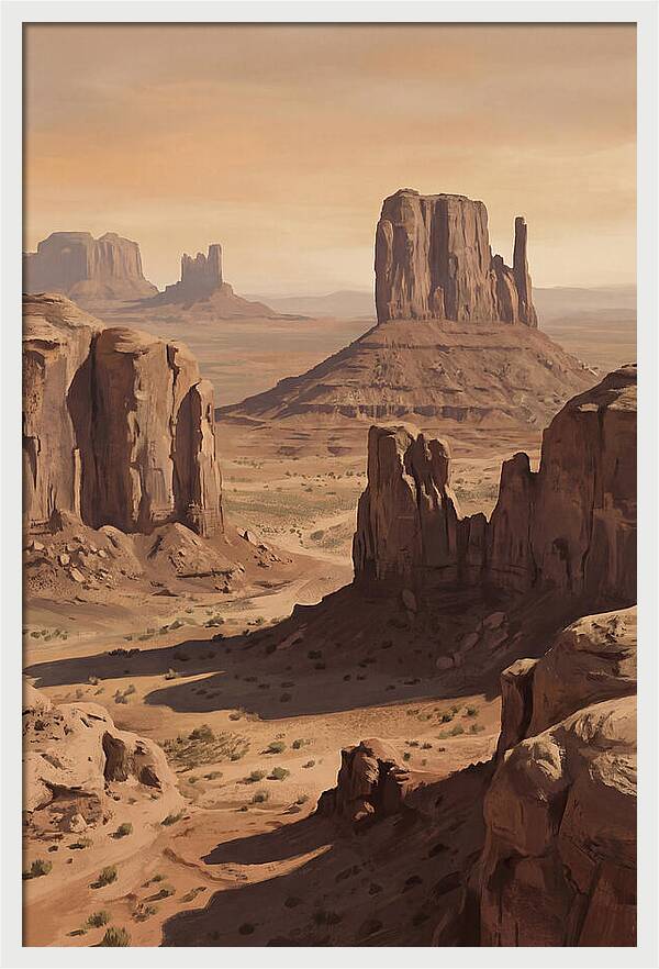 Towering Sandstone Buttes