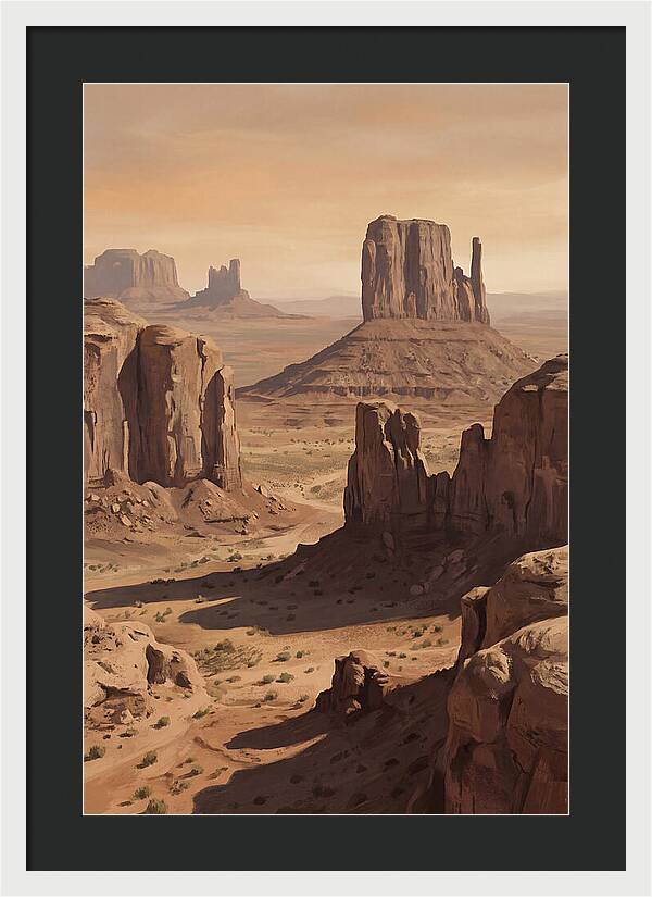 Towering Sandstone Buttes