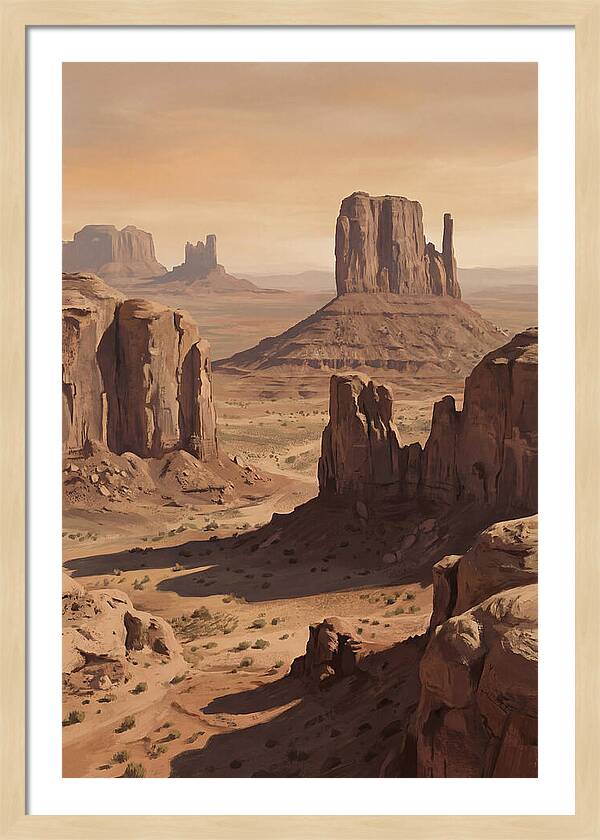 Towering Sandstone Buttes