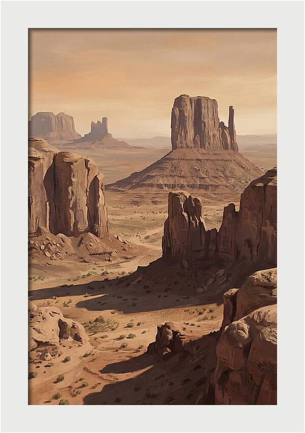Towering Sandstone Buttes