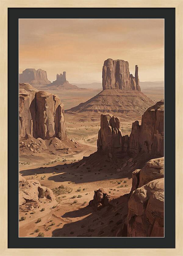 Towering Sandstone Buttes
