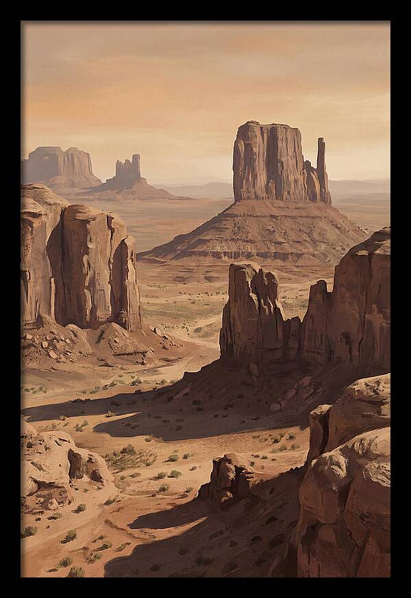 Towering Sandstone Buttes