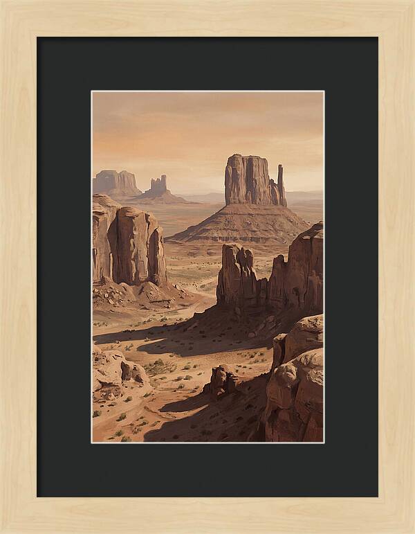 Towering Sandstone Buttes
