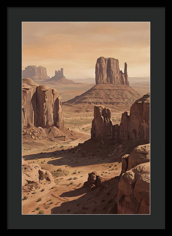 Towering Sandstone Buttes
