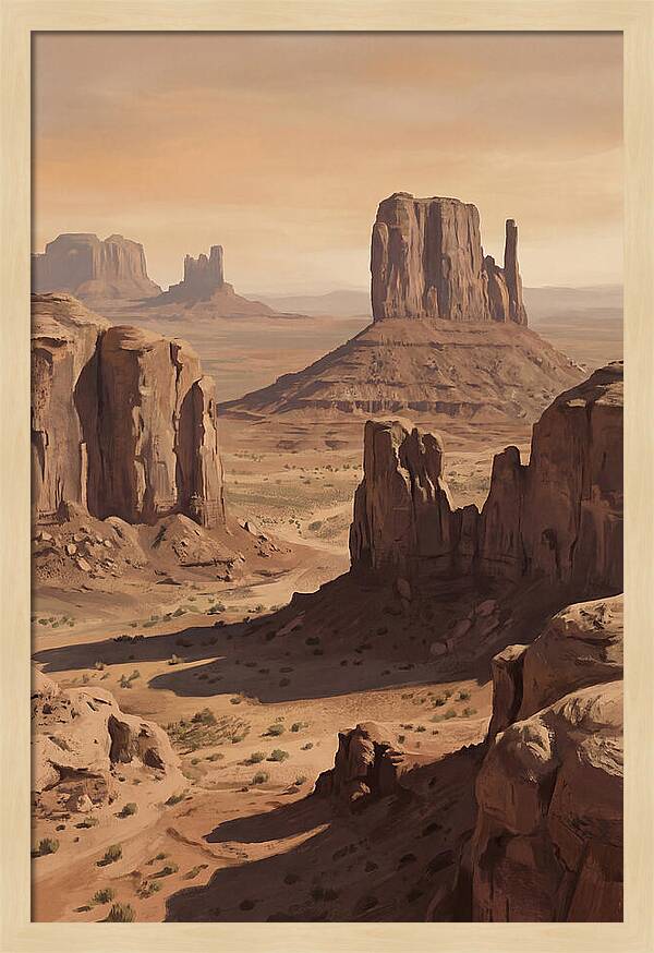 Towering Sandstone Buttes