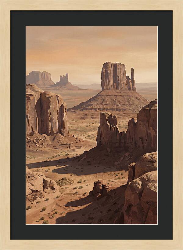 Towering Sandstone Buttes