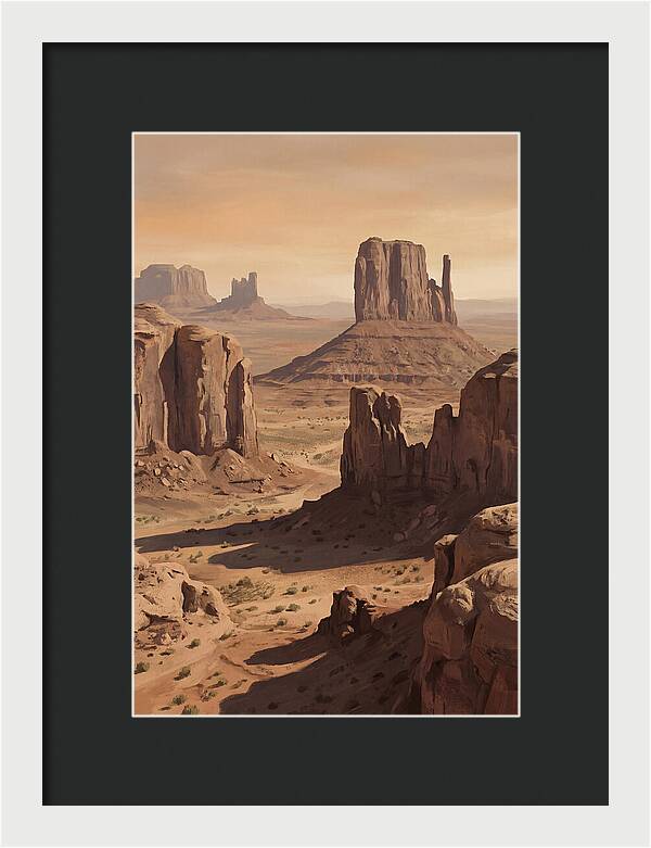 Towering Sandstone Buttes
