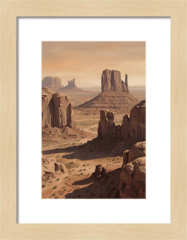 Towering Sandstone Buttes