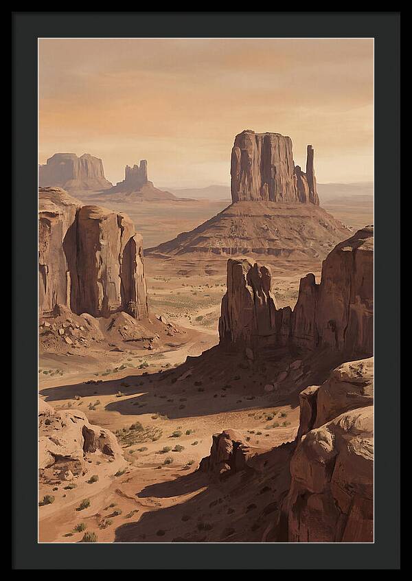 Towering Sandstone Buttes