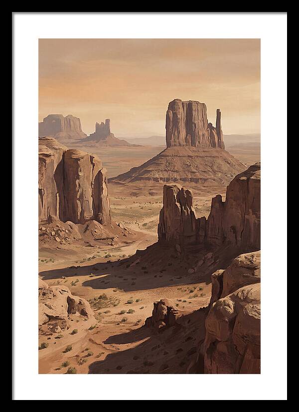 Towering Sandstone Buttes