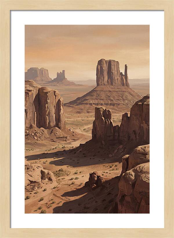 Towering Sandstone Buttes