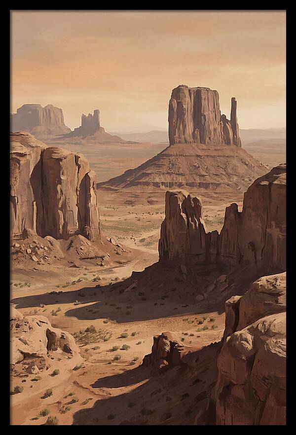 Towering Sandstone Buttes