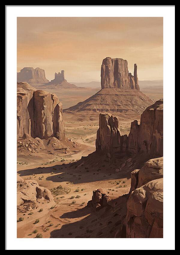 Towering Sandstone Buttes