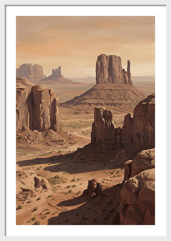 Towering Sandstone Buttes