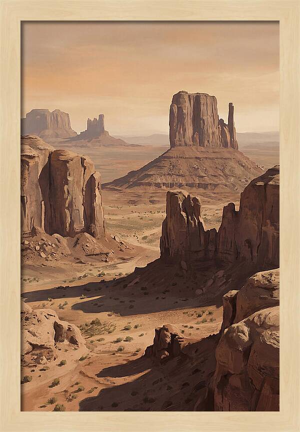 Towering Sandstone Buttes