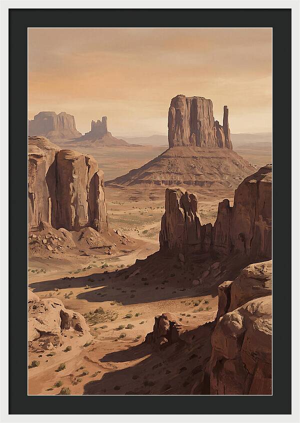 Towering Sandstone Buttes