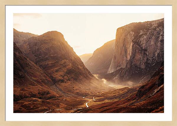 Towering Vertical Granite Cliffs