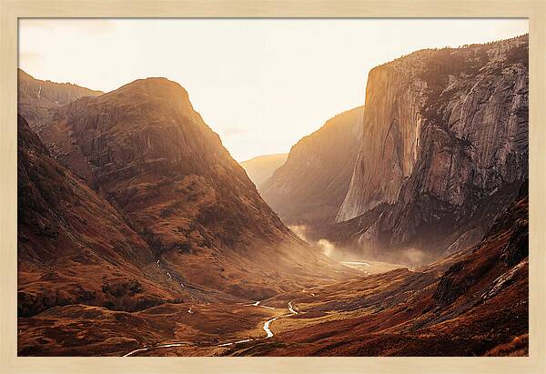 Towering Vertical Granite Cliffs