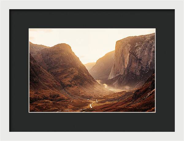 Towering Vertical Granite Cliffs