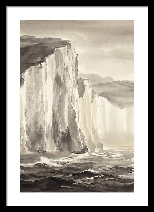 Towering White Chalk Cliffs